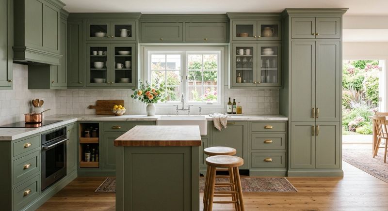 Cherry Cabinet Remodeling in Franklin, TN
